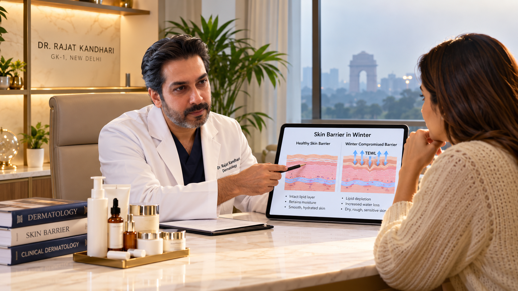winter skin care delhi