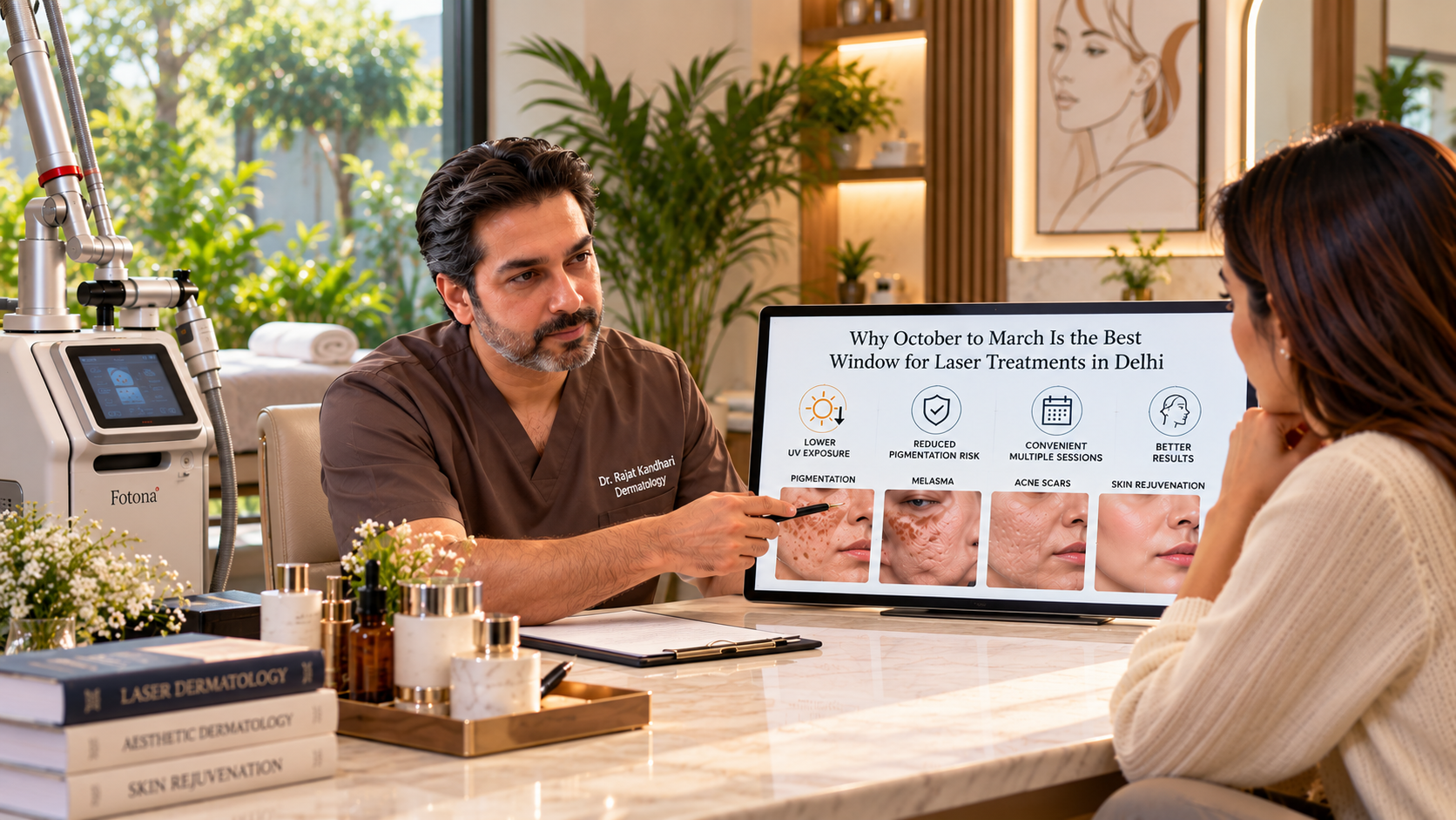 Dermatology Laser Treatment Consultation